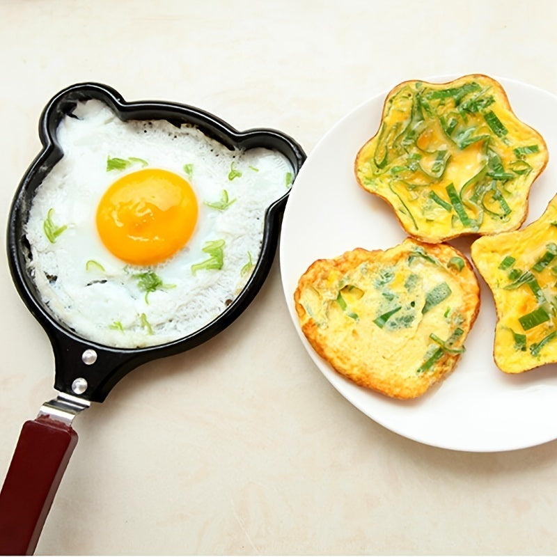 1pc Breakfast Mini Omelette Pan Creative Cute Cartoon Diy Omelette Pan Non-Stick Pan Kitchen Fried Egg Pan