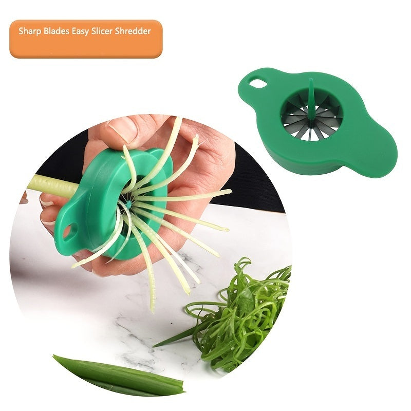 1pc Green Onion Shredder; Scallion Cutter; Green Onion Shredder Knife; Shallot Cutter; Kitchen Gadgets