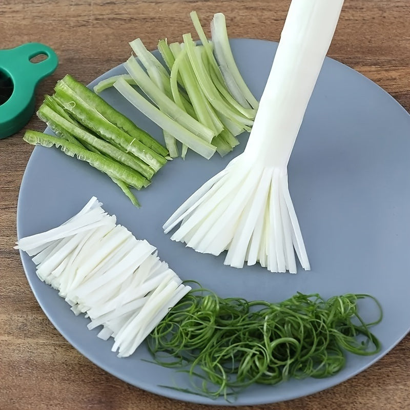 1pc Green Onion Shredder; Scallion Cutter; Green Onion Shredder Knife; Shallot Cutter; Kitchen Gadgets