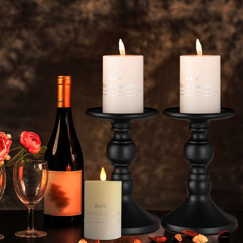 2/4pcs Metal Candle Holders Wedding Candlestick Crafts Candle Stand Centerpiece Road Lead Living Room Wedding Party Table Decor