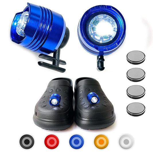 LED Luminous Shoe Clip Light Running Light Mini Night Lights Warning Light Night Running Safety Slipper Clips Light Outdoor Home