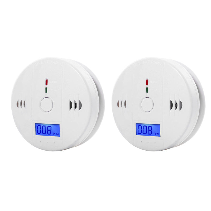 LCD CO Sensor Carbon Monoxide Detector 85dB Sound Independent CO Poisoning Warning Alarm Detector Meter Kitchen Fireplace Indoor