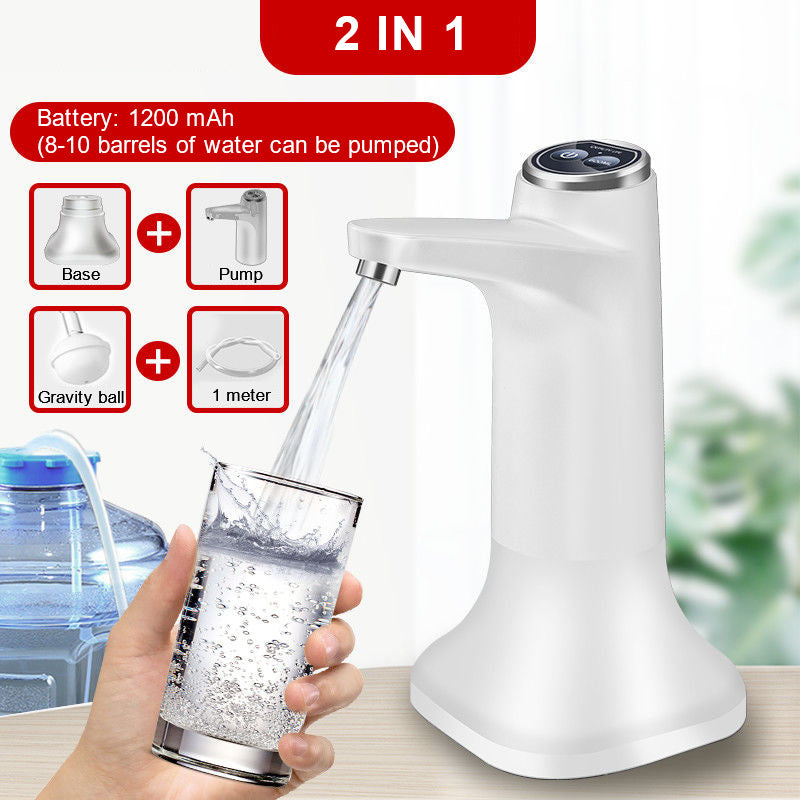 Automatic Water Dispenser Water Bottle Electric Gallon Drinking Bottle Switch Smart Water Pump Home Water Treatment Appliances