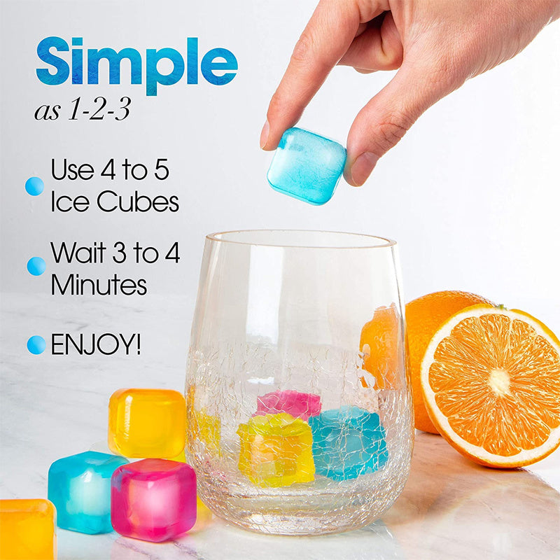 60/90pcs Square/Fruit Shaped Reusable Ice Cubes Plastic Multicolour Ice Cube Picnic Keep Drink Cool Physical Cool Party Bar Tool