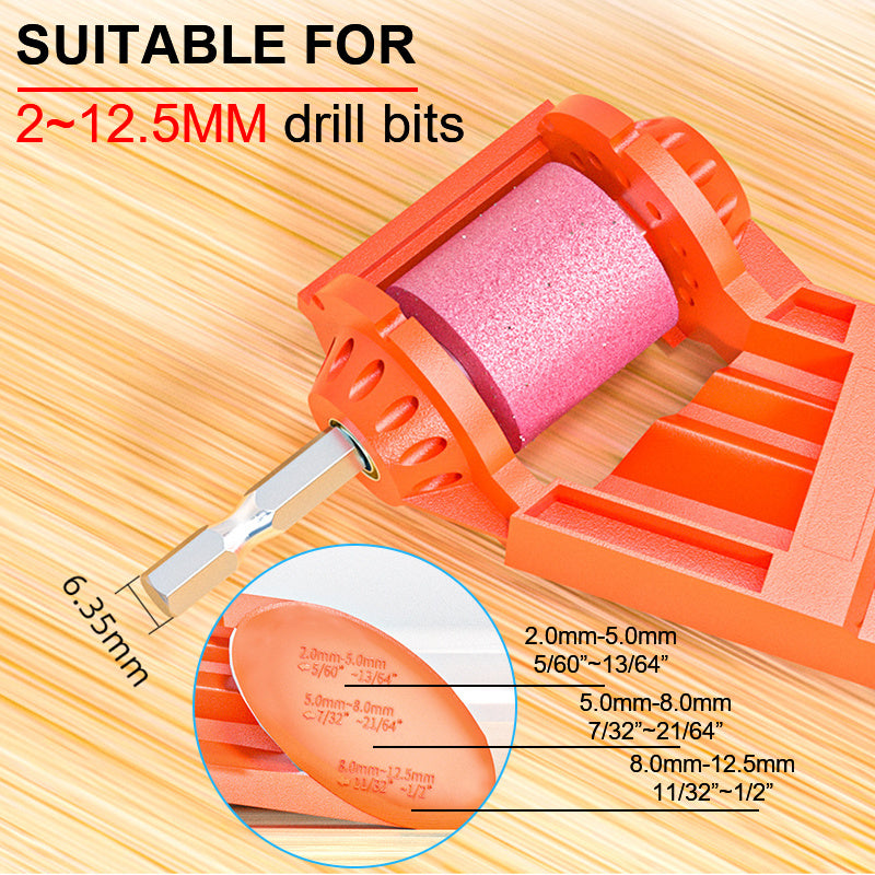 Grinding Wheel Drill Bit Sharpener Grinding Wheel Power Tool Hand Tools Nail Drill Bits Set Sharpener For Step Drill Accessories